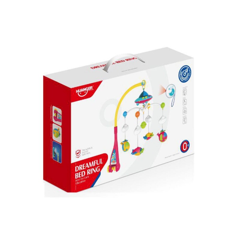 Vrteška sa projektorom i daljinskim.