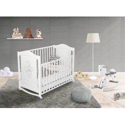 Drveni krevetac sa aplikacijom Ornea