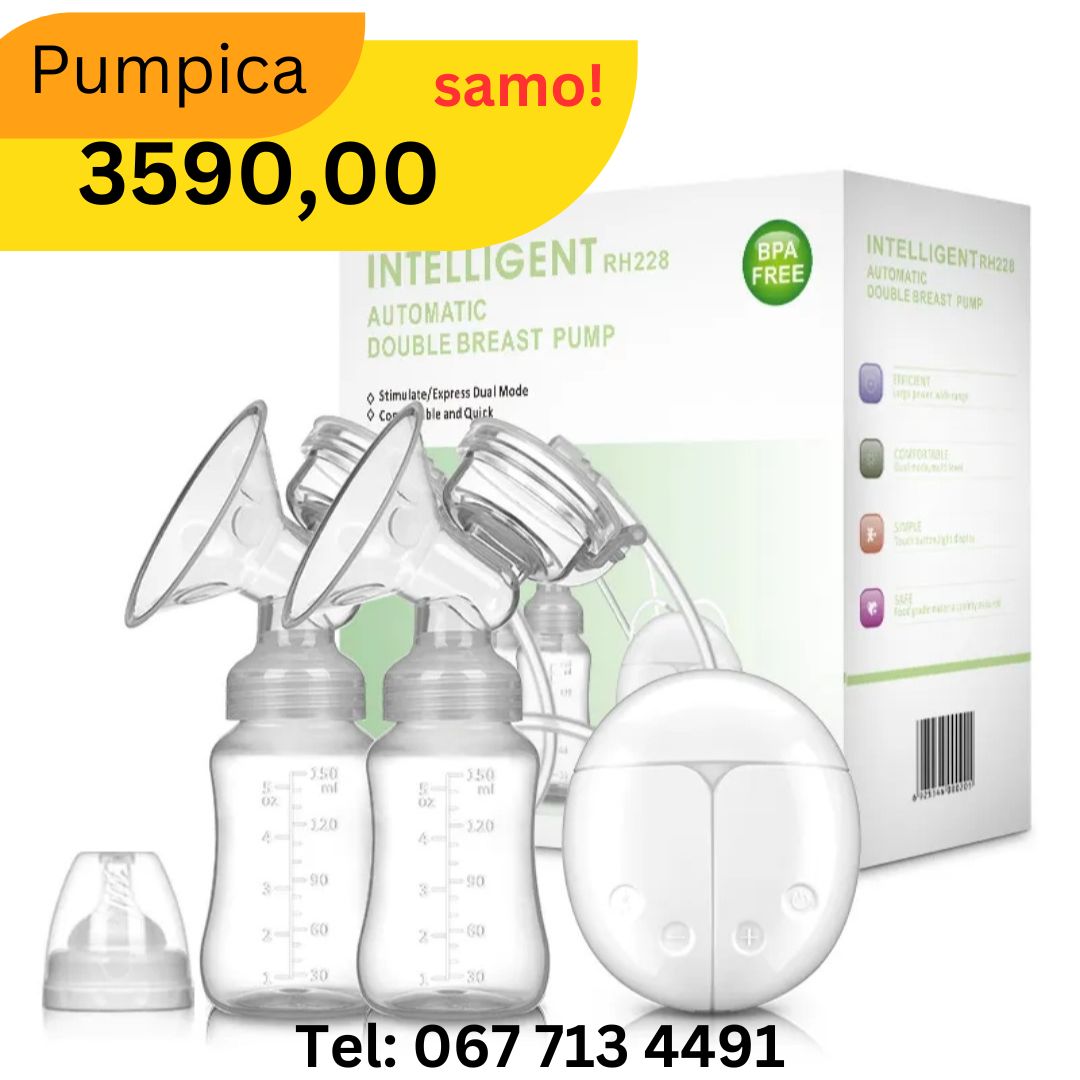 Pumpica za izmlazivanje mleka za bebe